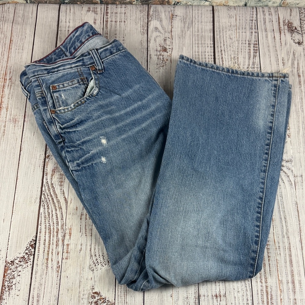 Aeropostale "DRIGGS" Slim bootcut blue jeans  Size 36 X 34 - Picture 9 of 12